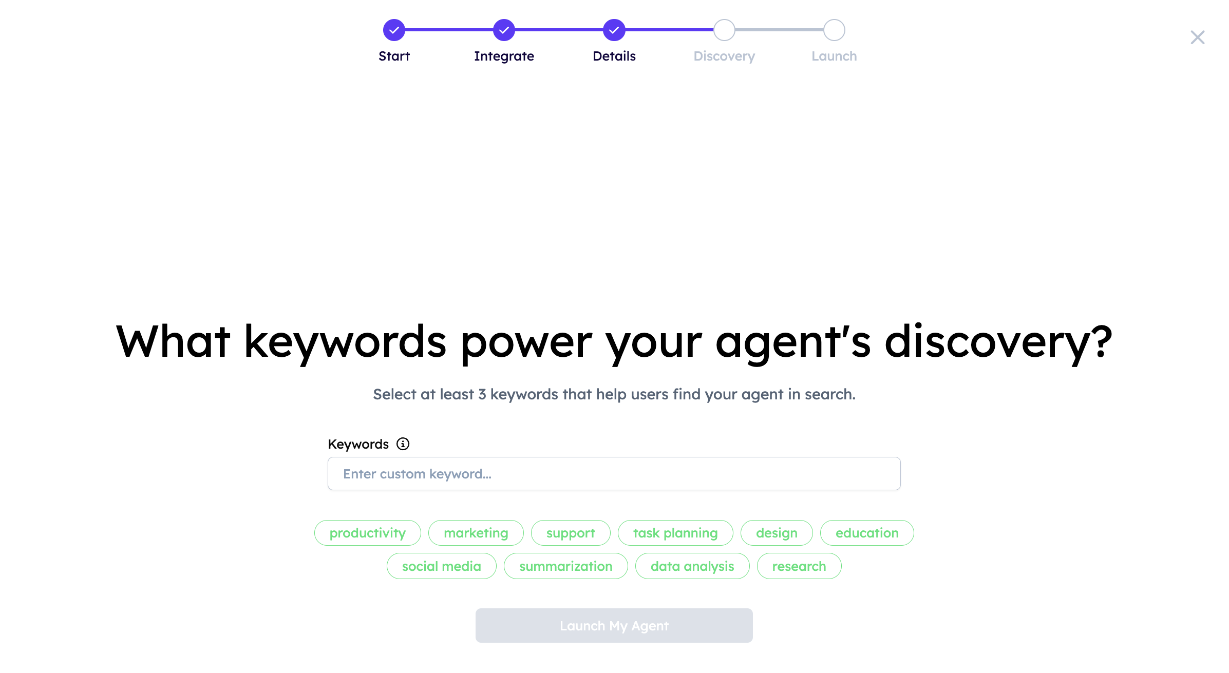 Add A2A discovery keywords