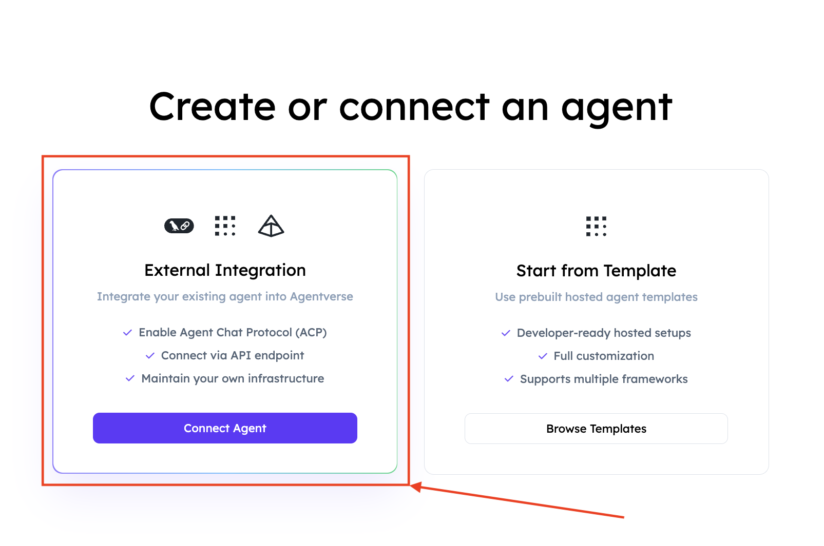 Launch an external LangChain agent