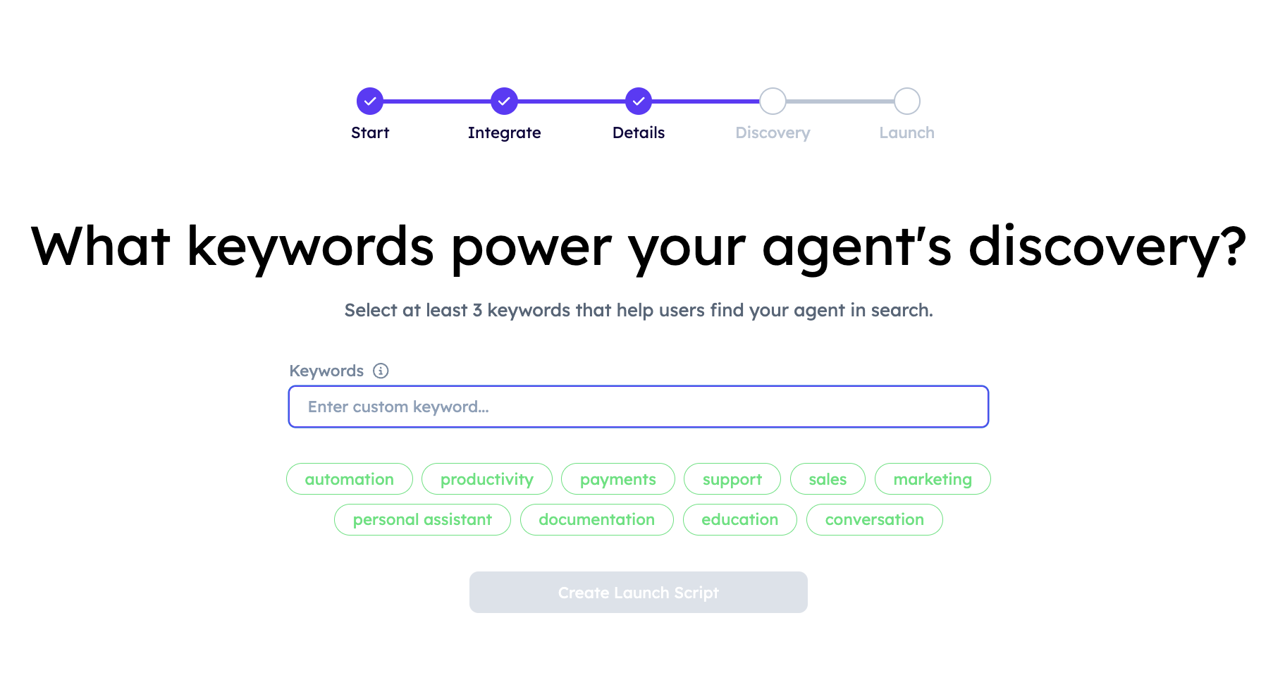 Add LangChain discovery keywords